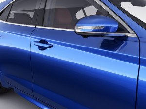 genesis g70 shooting brake 2022 3D Model