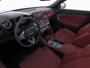 genesis g70 shooting brake 2022 3D Model