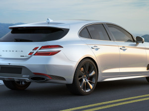 genesis g70 shooting brake 2022 3D Model