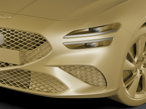 genesis g70 shooting brake 2022 3D Model