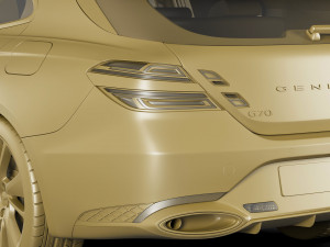 genesis g70 shooting brake 2022 3D Model