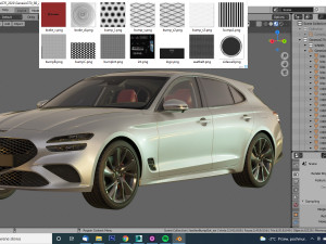 genesis g70 shooting brake 2022 3D Model