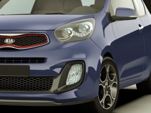 kia picanto sport 2012 3door 3D-Modell
