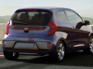 kia picanto sport 2012 3door 3D-Modell