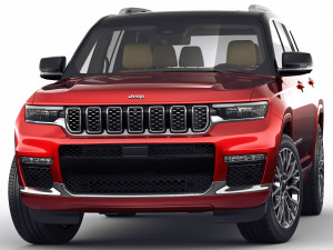 jeep grand cherokee l 2022 Modèle 3D