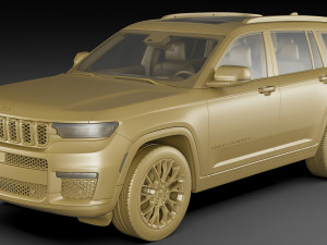 jeep grand cherokee l 2022 Modèle 3D