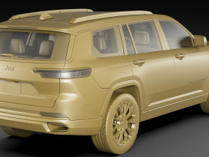 jeep grand cherokee l 2022 Modèle 3D