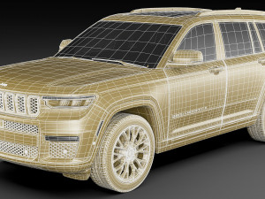 jeep grand cherokee l 2022 Modèle 3D