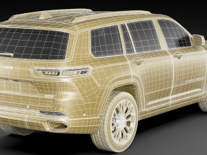 jeep grand cherokee l 2022 Modèle 3D