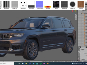 jeep grand cherokee l 2022 Modèle 3D