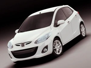 mazda 2 2011 3D Model
