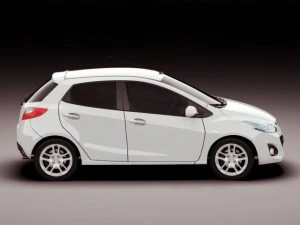mazda 2 2011 3D Model