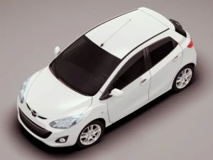 mazda 2 2011 3D Model