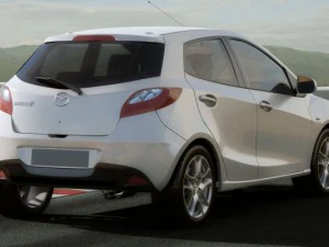 mazda 2 2011 3D Model
