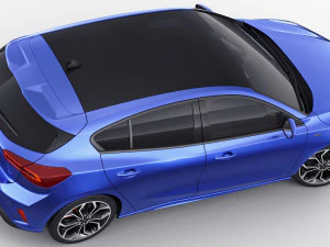 focus hatchback 2022 3D Model