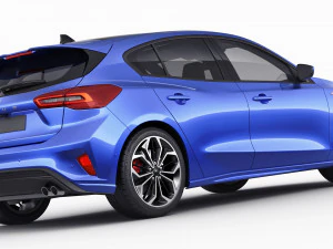 focus hatchback 2022 3D Model
