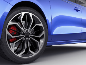 focus hatchback 2022 Modello 3D