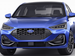 focus hatchback 2022 Modello 3D