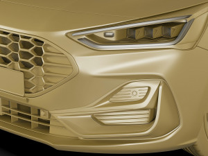 focus hatchback 2022 Modello 3D