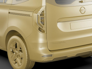 nissan townstar combi Modello 3D