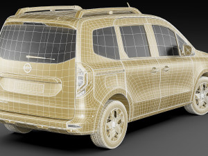nissan townstar combi Modello 3D