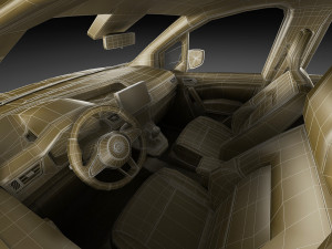 nissan townstar combi Modello 3D