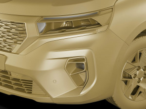 nissan townstar combi Modello 3D