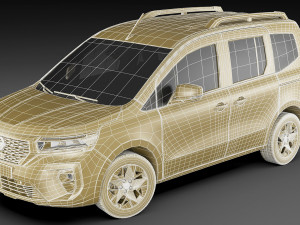 nissan townstar combi Modello 3D
