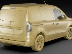 furgone Nissan Townstar e furgone ev Modello 3D