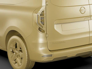 furgone Nissan Townstar e furgone ev Modello 3D