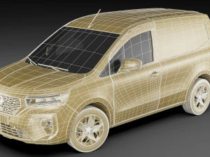 furgone Nissan Townstar e furgone ev Modello 3D