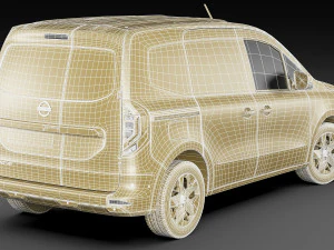 furgone Nissan Townstar e furgone ev Modello 3D