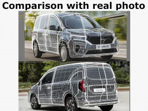 furgone Nissan Townstar e furgone ev Modello 3D