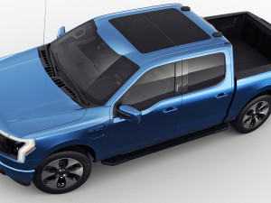Electric Pickup F-150 2022 Lightning 3D 模型