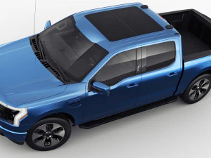 Electric Pickup F-150 2022 Lightning 3D Model