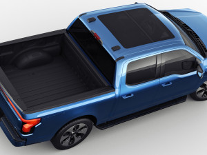 Electric Pickup F-150 2022 Lightning 3D 模型