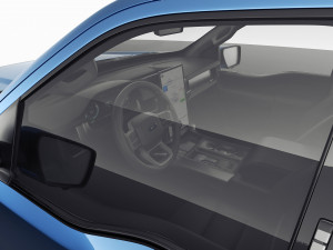 Electric Pickup F-150 2022 Lightning 3D 模型