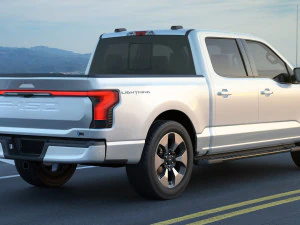 Electric Pickup F-150 2022 Lightning 3D Model