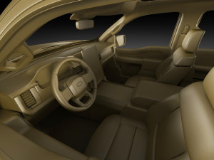 Electric Pickup F-150 2022 Lightning 3D 模型