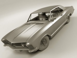 buick riviera 1963 Modelo 3D