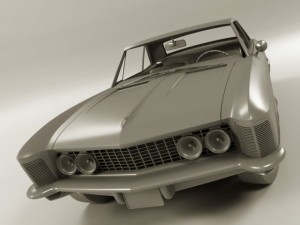 buick riviera 1963 Modelo 3D