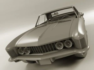 buick riviera 1963 3D Model
