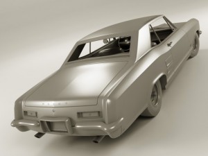 buick riviera 1963 Modelo 3D