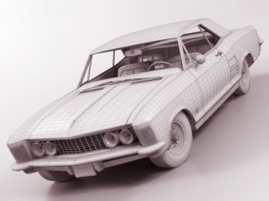 buick riviera 1963 Modelo 3D