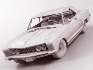 buick riviera 1963 3D Model
