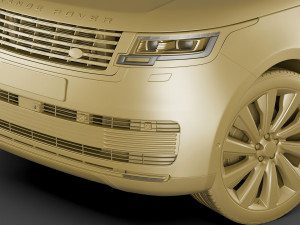 Land Rover Range Rover SV LWB 2022 3D Model