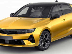 Opel Astra 2022 3D Model