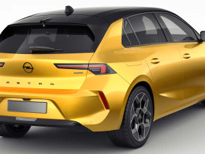 Opel Astra 2022 3D Model