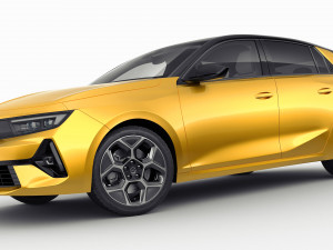 Opel Astra 2022 3Dモデル
