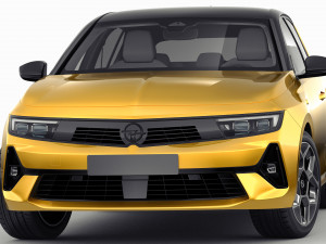 Opel Astra 2022 3Dモデル